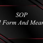 SOP Full Form & Meaning