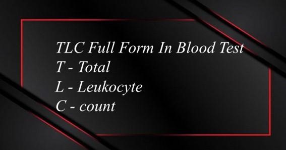 TLC Full Form In Blood Test 
